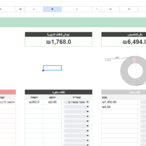📊 ملف الميزانية الذي سيغير حياتك المالية!
